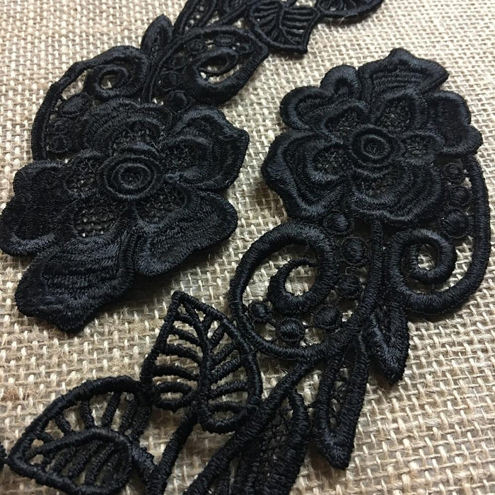 Lace,Applique,Pair,Quality,Venise,Flower,Design,Embroidered,Guipure,Chemical,Venice,Collar,Yoke,Lace,Bridal,Decorations,Invitations,Arts and Crafts,Scrapbook,Casket,Coffin,Ribbon,Victorian,Traditional,DIY Clothing,DIY Sewing,Proms,Bridesmaids,Encaje,A0183