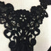 Lace Applique Floral Piece Embroidery Venise Yoke Neckpiece, 12"x10", Choose Color. Multi-Use Garments Bridal Tops Costumes Crafts DIY Sewing