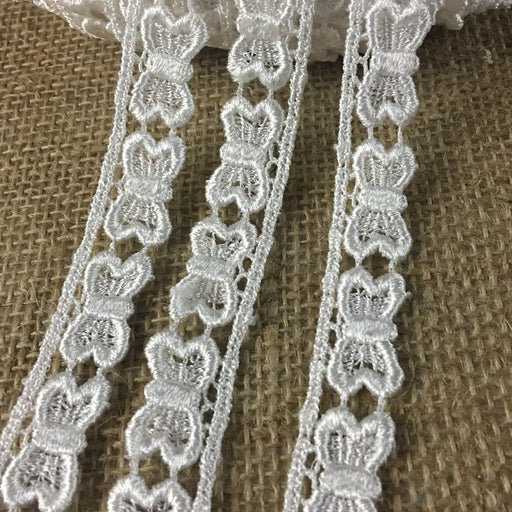 Trim Lace Butterfly, 0.6" Wide Venise Use Examples: Use Examples: Garments Bridal Crafts Veils Tops Scrapbooks Dolls Costumes