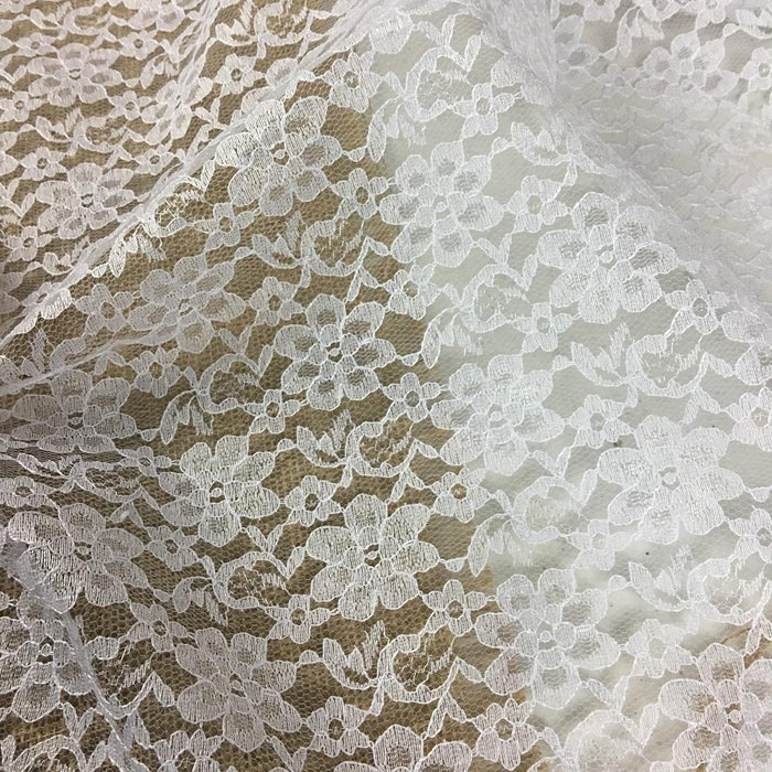 Raschel Lace Fabric Allover Floral Design, 60" Wide, Garments Costumes Curtains DIY Sewing tablecloth Overlay Backdrop Decoration ⭐