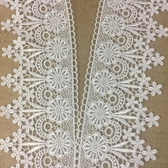 Trim,Lace,Floral,Geometric,Venise by,the,Yard,Guipure,Chemical,Decorations,Table Runner,Cover,Events,Invitations,Arts and Crafts,Scrapbook,Funeral,Casket,Coffin,Ribbon,Victorian,Traditional,DIY Clothing,DIY Sewing,Proms,Bridesmaids,Encaje,A0196P10