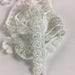 Trim Lace Beaded 1/2" Wide Sunsine Trim Venise. White. Multi-Use ex. Garments Bridals Decorations Crafts Costumes Scrapbooks