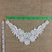 Lace Applique Piece Landing Eagle Motif Embroidery Venise Patch Neckpiece, 9"x5", Choose Color.Multi-use Garments DIY Sewing Tops Costumes Decoration