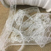 Raschel Trim Lace White Straight Top 0.6" Wide, Many Uses ex: Garments Dolls Bridal Decorations Arts Crafts Veils Tops Costumes Scrapbooks