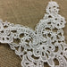 Lace Applique Neckpiece Venise Yoke Fancy Curves Embroidery Motif Patch, 10"x8", Choose Color, Multi-use ex. Garments Bridal Tops Costumes Crafts