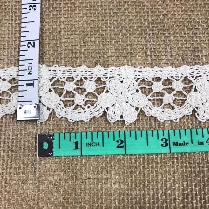 Wholesale Cotton Cluny Trim by the yard Decorations Table Runner Cover Events Invitations Arts and Crafts Scrapbook Ribbon Victorian Traditional DIY Clothing DIY Sewing Prom Bridesmaid Encaje  Retro French Venice Lace