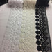 Lace Trim Sunflower Geometric Design Venise, 5.5" Wide, Choose Color. Multi-Use Garments Bridal DIY Sewing Slip Extender Crafts Veils Costumes