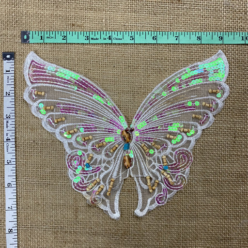 Butterfly Appliques,9 Crochet Butterfly Appliques,blue  Butterflies,butterfly Motif,embellishments,scrapbook,sewing,cotton  Butterflies -  UK