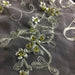 Bridal Beaded Fabric Embroidered Organza Sheer Beautiful Show Boat Design, 52" Wide, Choose Color, Multi-use Garment  Dolls Costume Decoration
