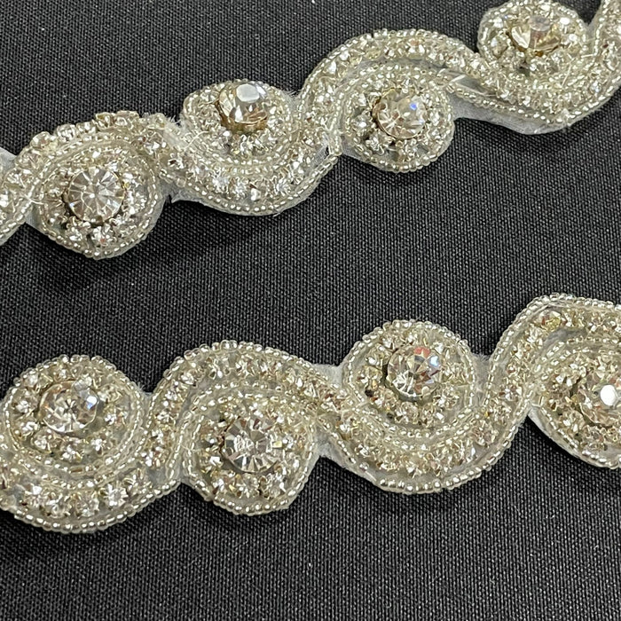 Shop 3D Rhinestone Bling Trim Crystal Cup Chain Sash Belt Sew
